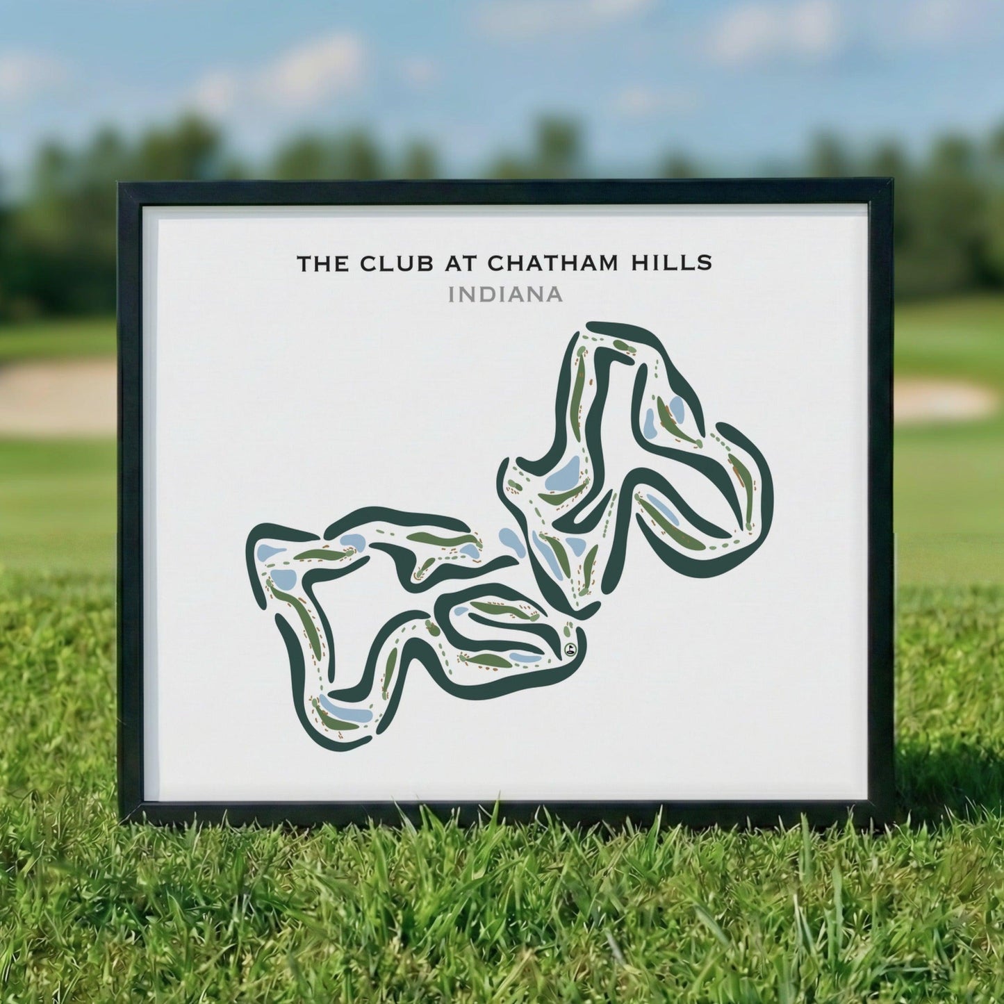 The Club at Chatham Hills, Indiana - Printed Golf Courses