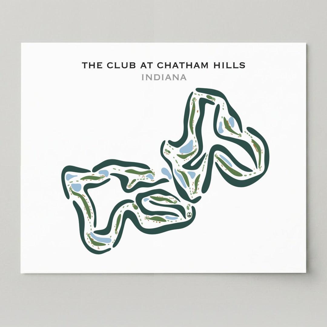 The Club at Chatham Hills, Indiana - Printed Golf Courses