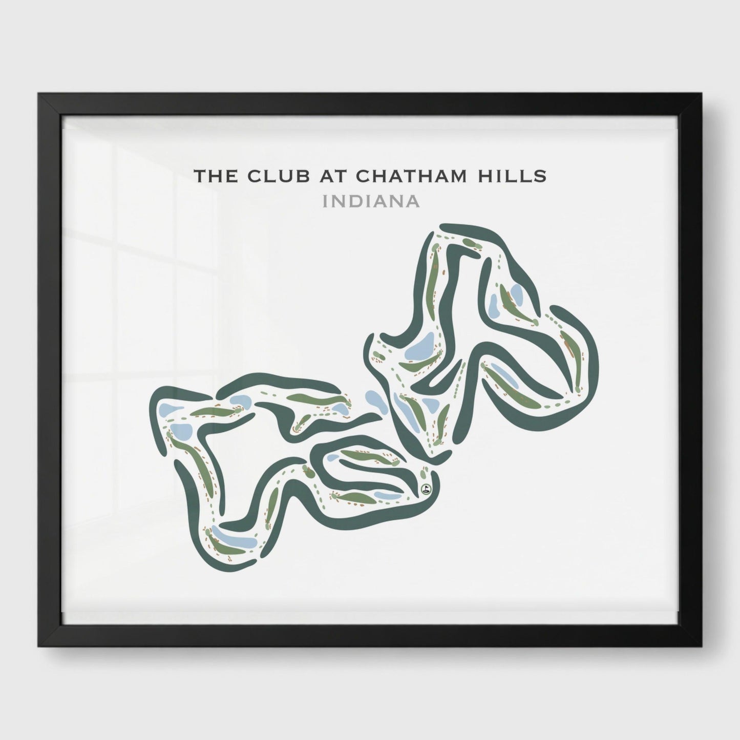 The Club at Chatham Hills, Indiana - Printed Golf Courses