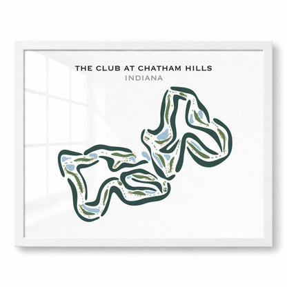 The Club at Chatham Hills, Indiana - Printed Golf Courses