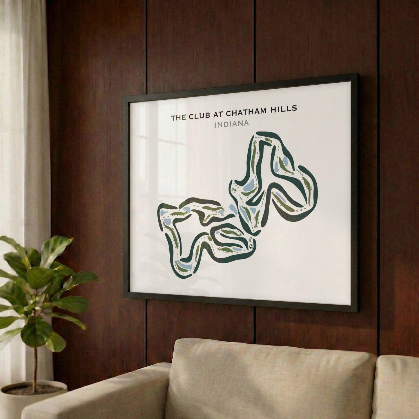 The Club at Chatham Hills, Indiana - Printed Golf Courses
