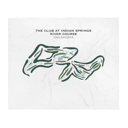 The Club at Indian Springs, River Course, Oklahoma - Printed Golf Courses