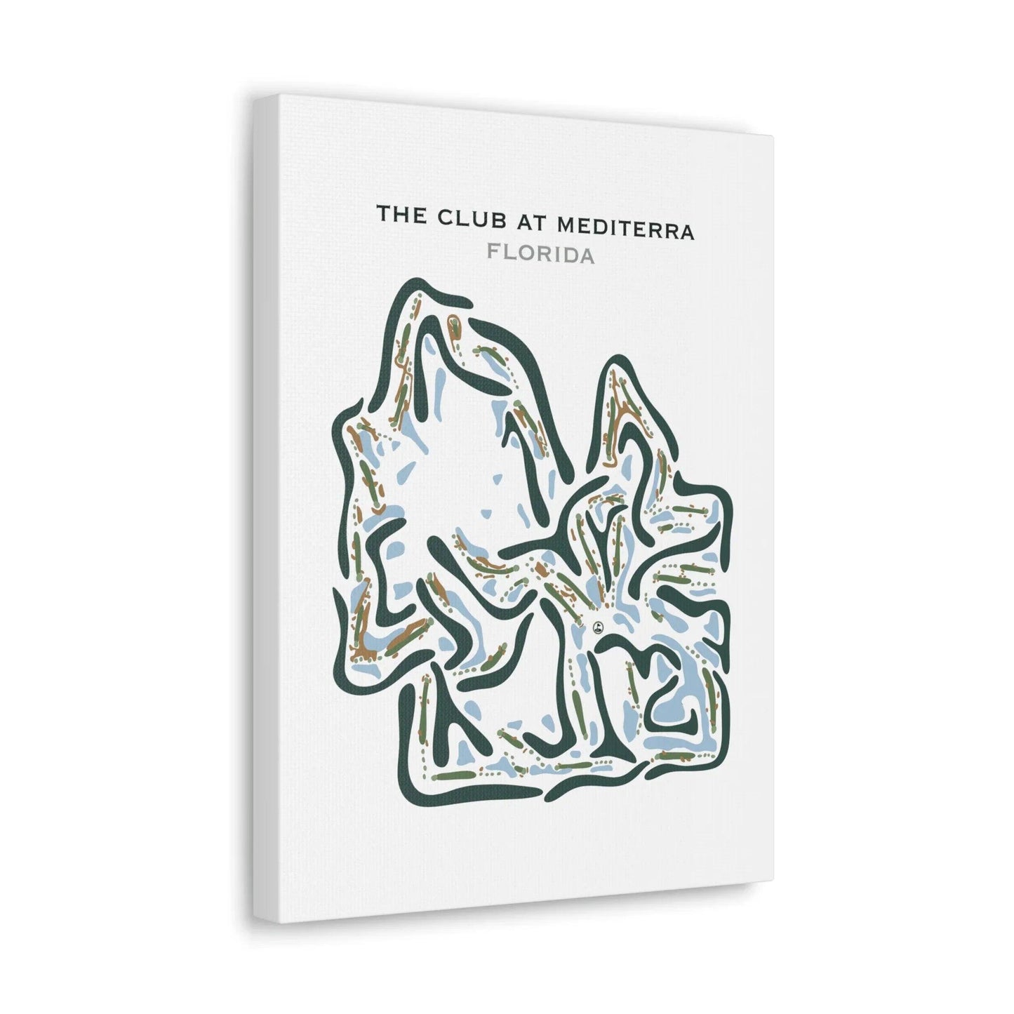 The Club at Mediterra, Florida - Printed Golf Courses
