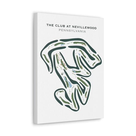 The Club at Nevillewood, Pennsylvania - Printed Golf Courses