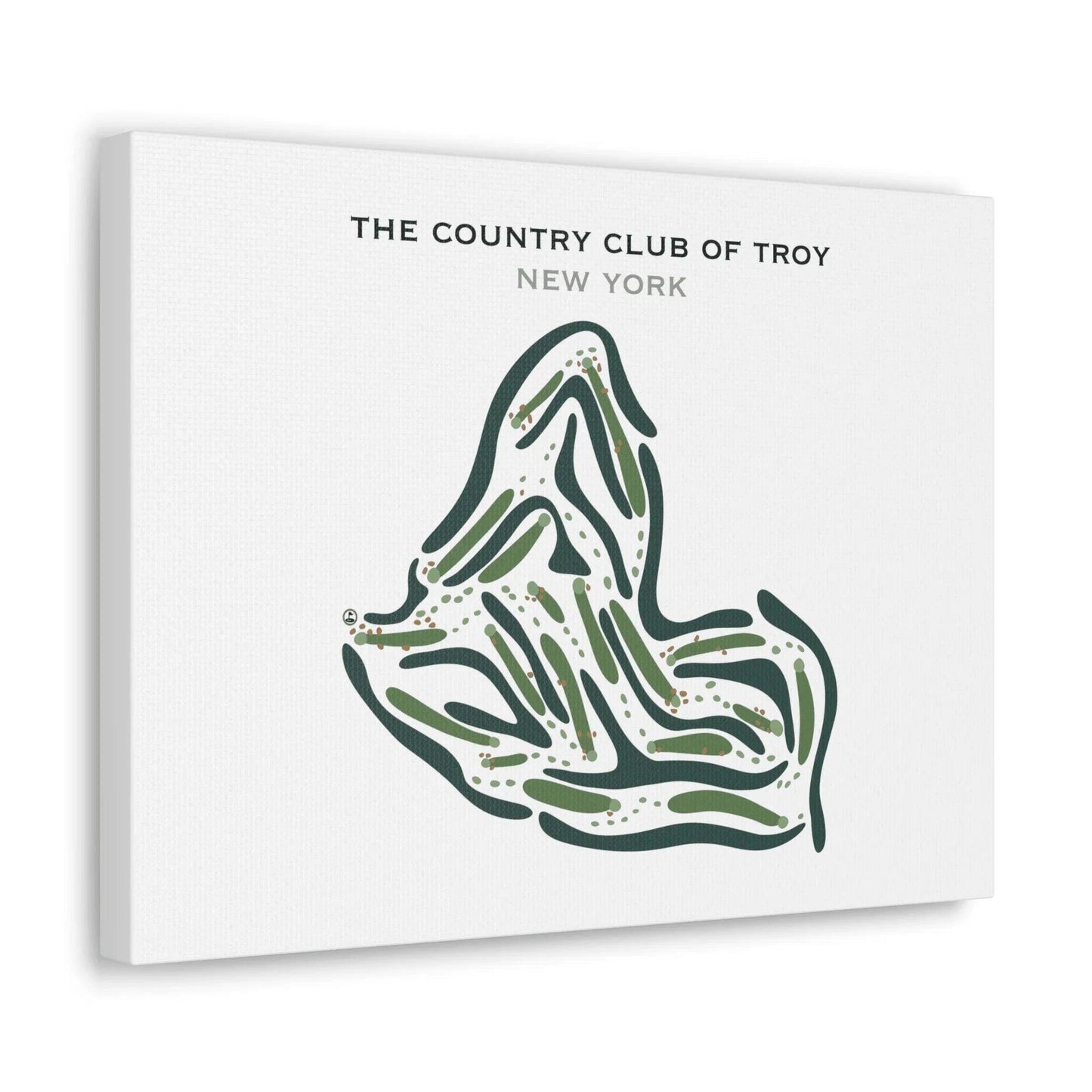 The Country Club Of Troy, New York - Printed Golf Courses
