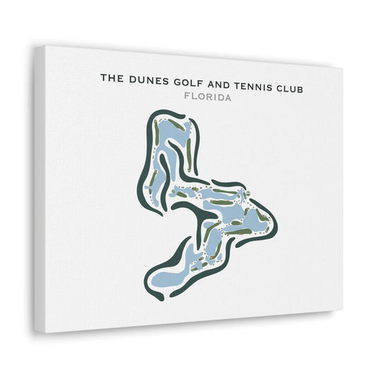 The Dunes Golf & Tennis Club, Florida - Printed Golf Courses