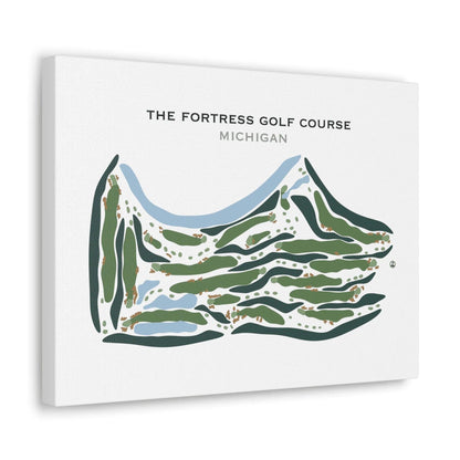 The Fortress Golf Course, Michigan - Printed Golf Courses