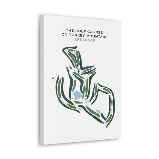The Golf Course On Turkey Mountain, Arkansas - Printed Golf Courses