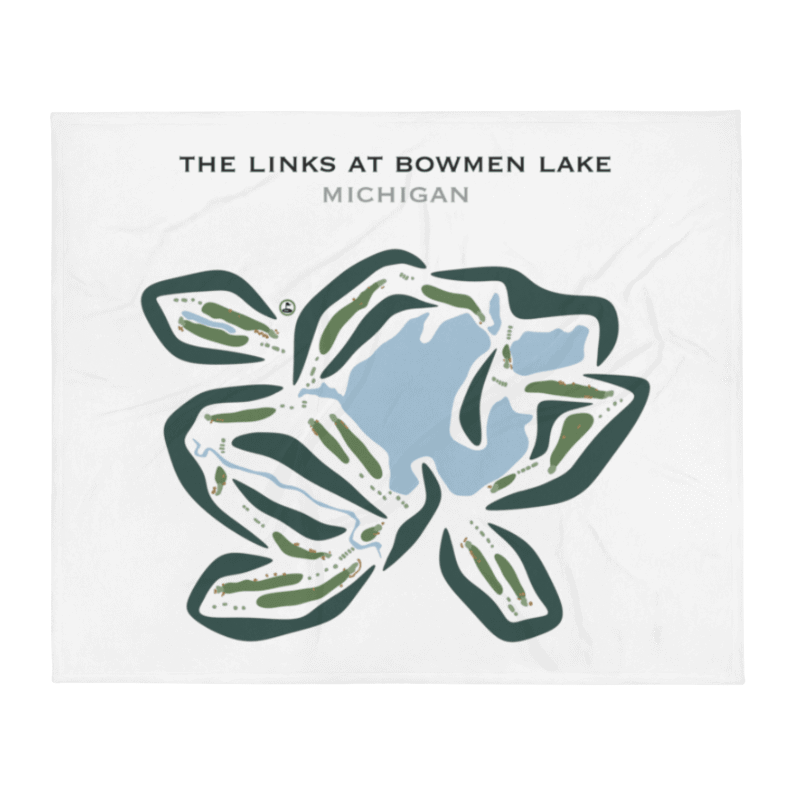The Links at Bowen Lake Golf Course, Michigan - Printed Golf Course