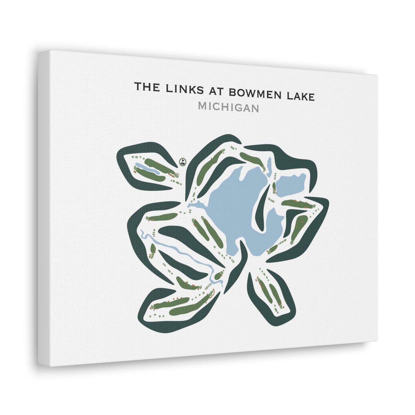The Links at Bowen Lake Golf Course, Michigan - Printed Golf Course