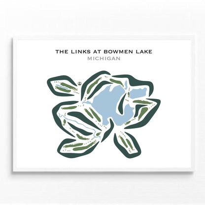 The Links at Bowen Lake Golf Course, Michigan - Printed Golf Course
