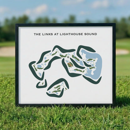 The Links At Lighthouse Sound, Maryland - Printed Golf Courses