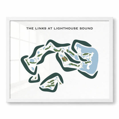The Links At Lighthouse Sound, Maryland - Printed Golf Courses