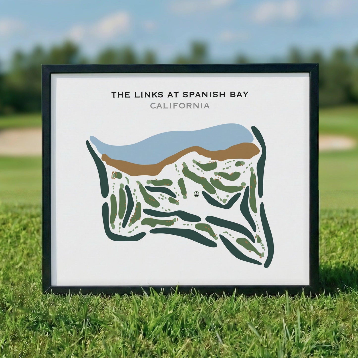 The Links at Spanish Bay, California - Printed Golf Courses