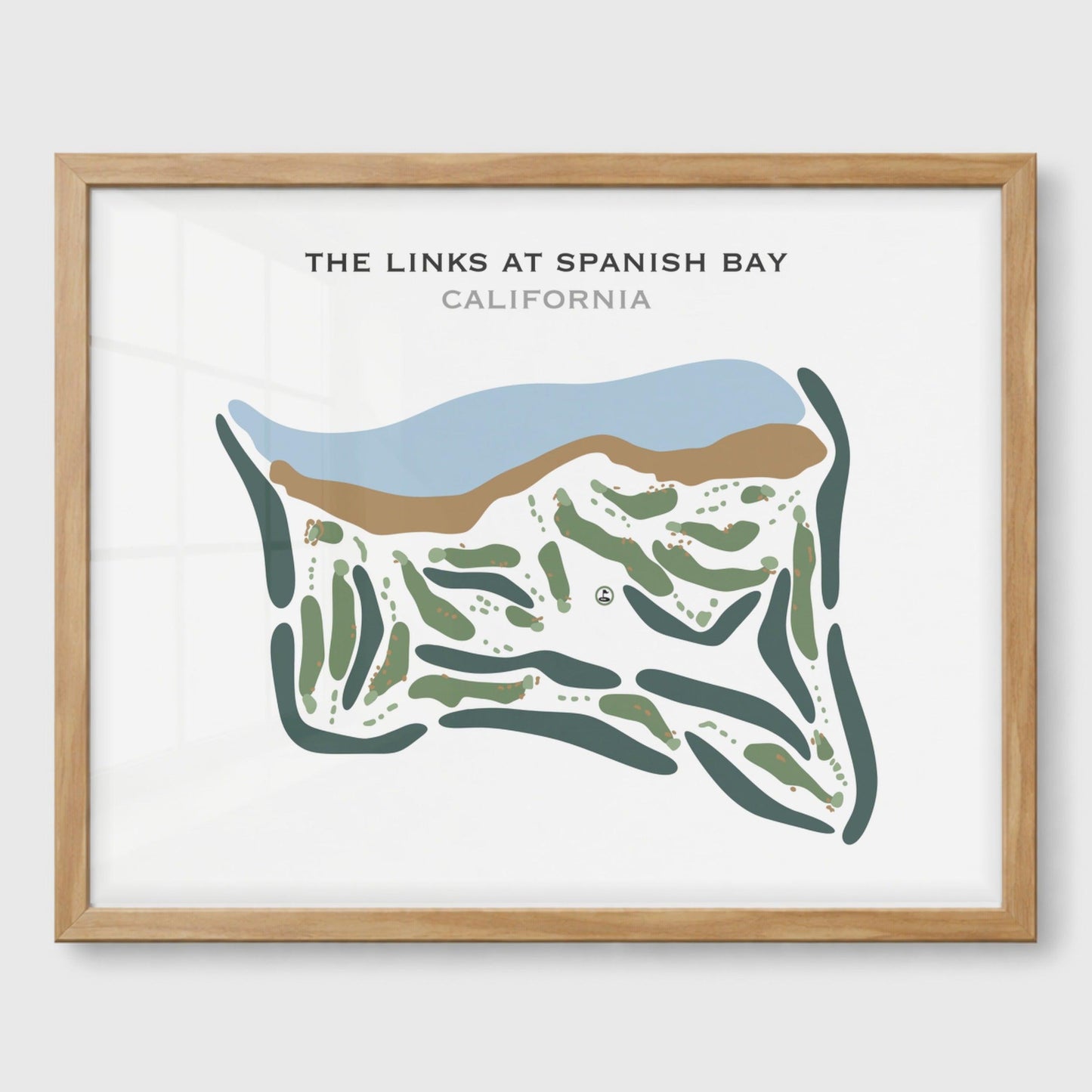 The Links at Spanish Bay, California - Printed Golf Courses
