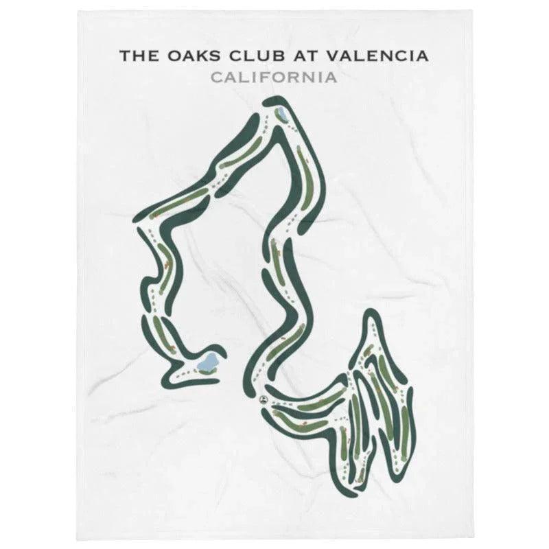 The Oaks Club at Valencia, California - Printed Golf Course