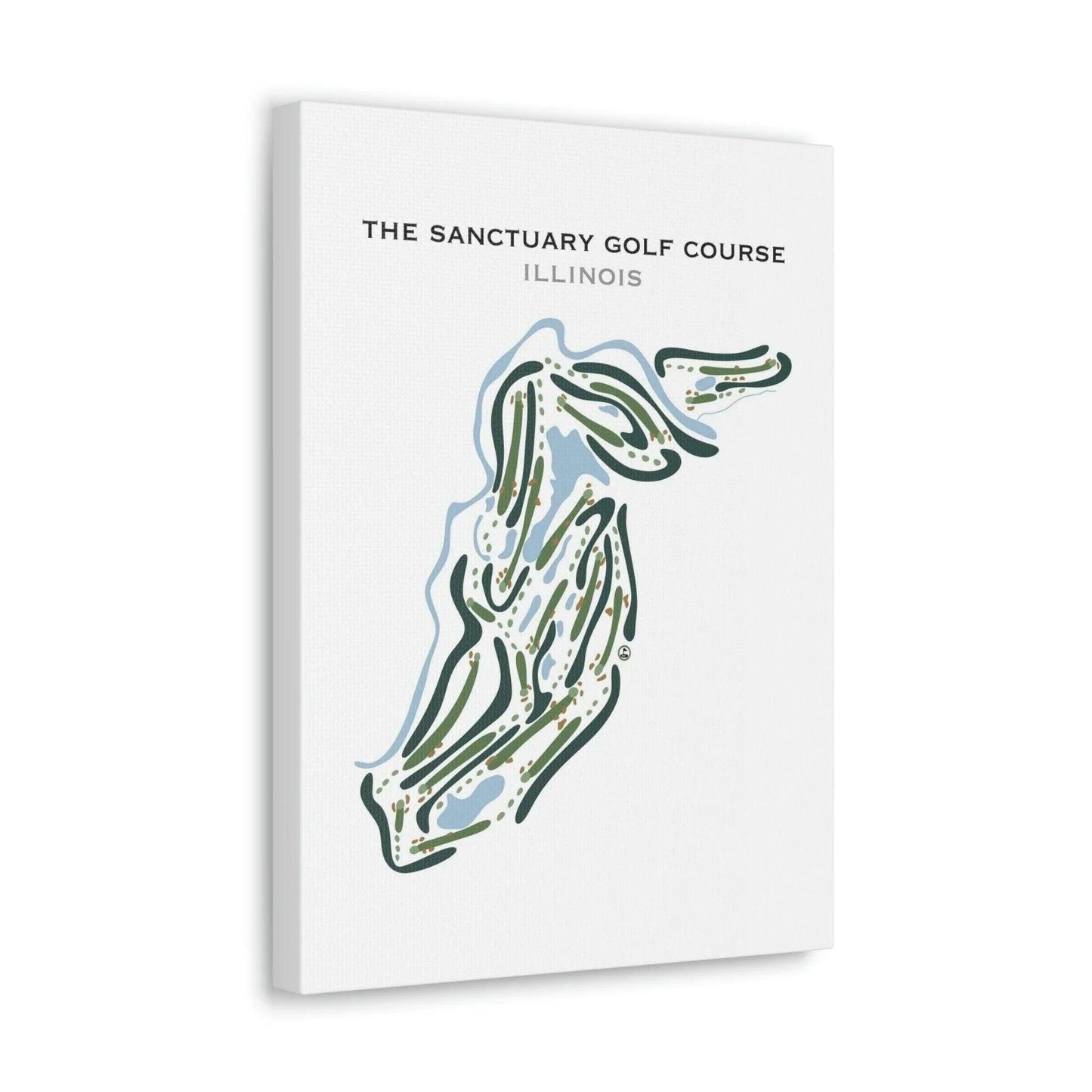 The Sanctuary Golf Course, Illinois - Printed Golf Courses