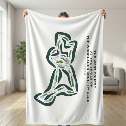 The West Course at The Golf Trails of The Woodlands Country Club, Texas - Printed Golf Courses