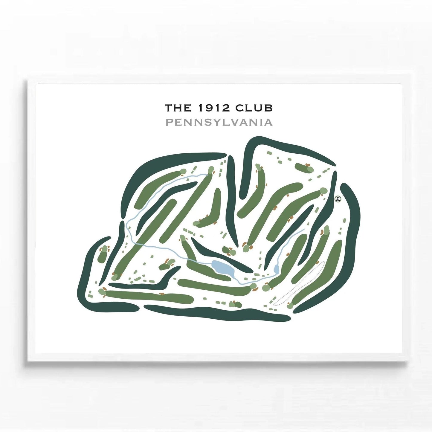 The 1912 Club, Pennsylvania - Printed Golf Courses