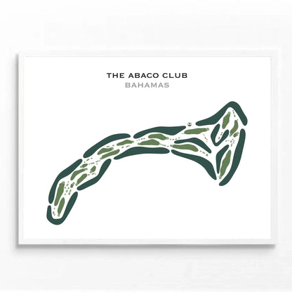 The Abaco Club, Bahamas - Printed Golf Courses
