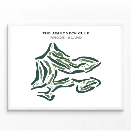 The Aquidneck Club, Rhode Island - Printed Golf Course