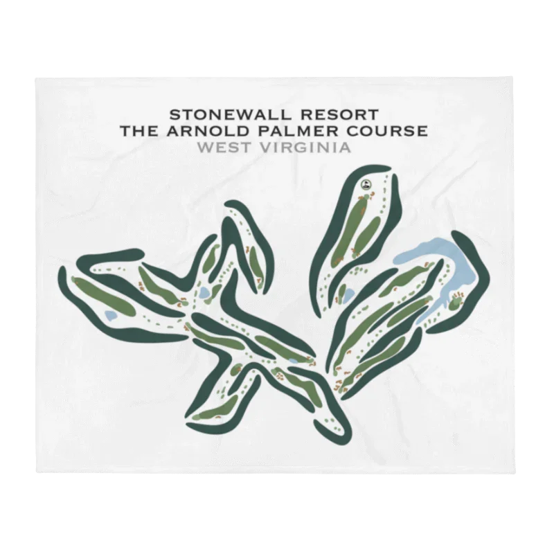 Stonewall Jackson Resort Course, West Virginia - Printed Golf Courses