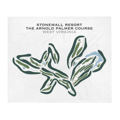 Stonewall Jackson Resort Course, West Virginia - Printed Golf Courses