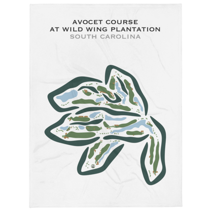 The Avocet Course - Wild Wing Plantation, South Carolina - Printed Golf Courses