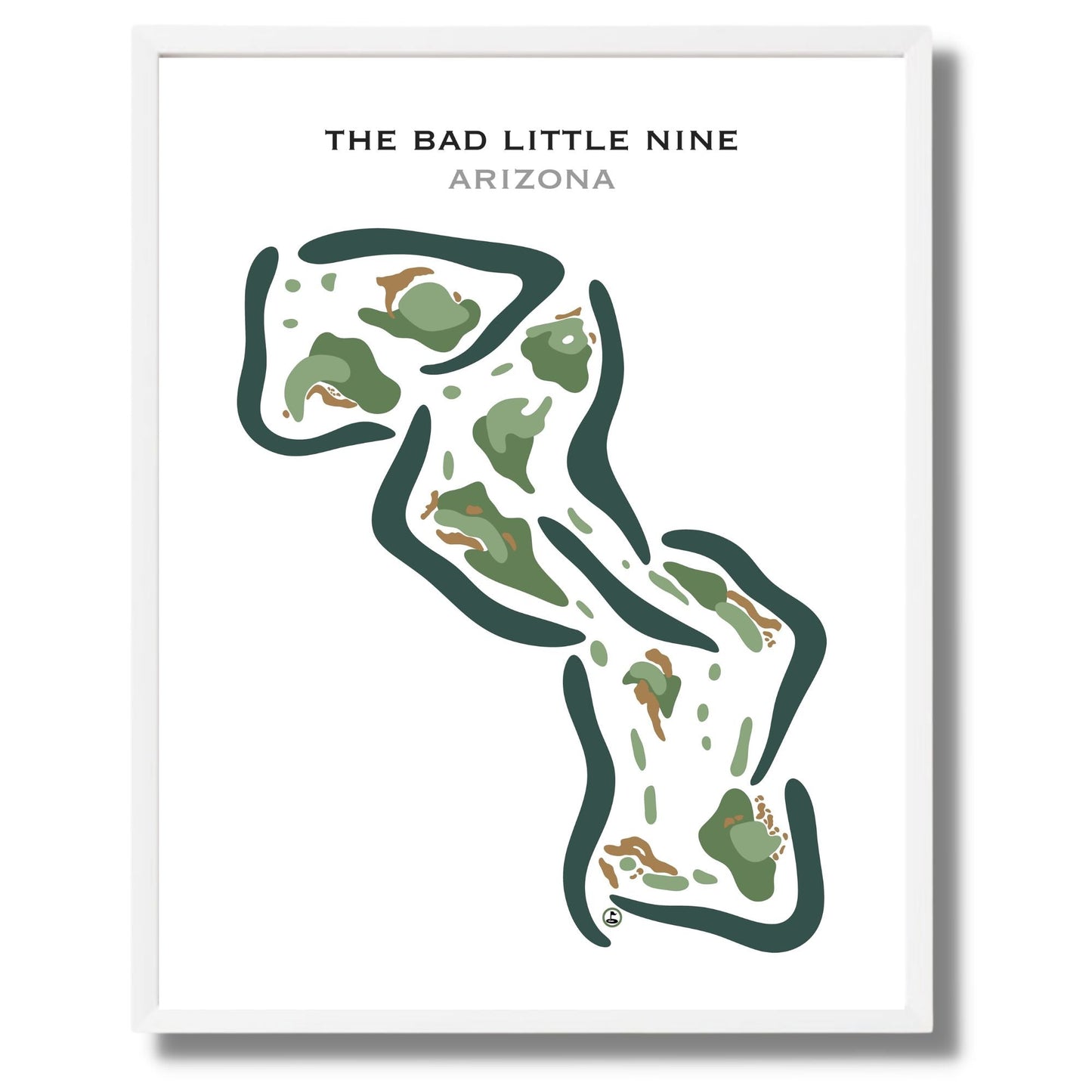 The Bad Little Nine, Arizona - Printed Golf Courses