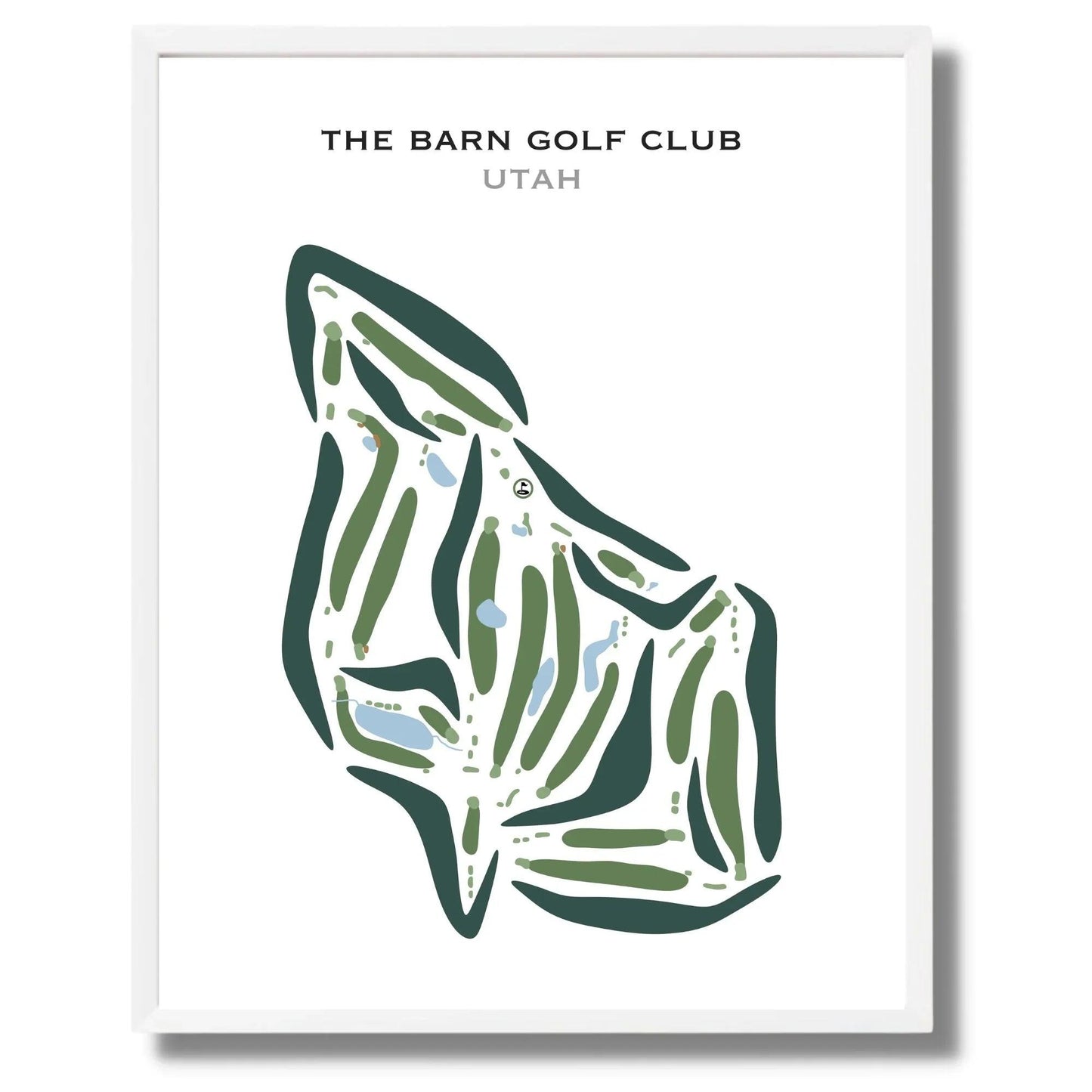 The Barn Golf Club, Pleasant View Utah - Printed Golf Courses