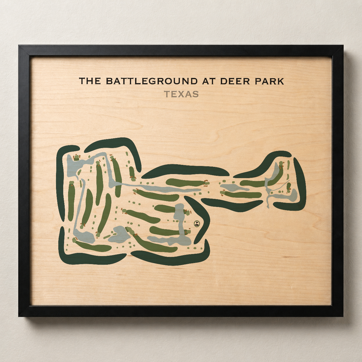 The Battleground at Deer Park, Texas - Printed Golf Courses