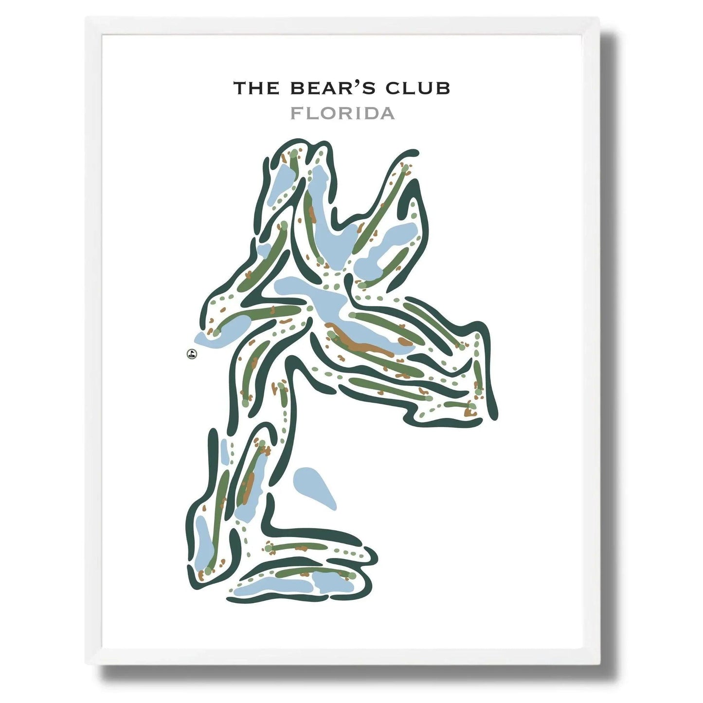 The Bear's Club, Florida - Printed Golf Courses