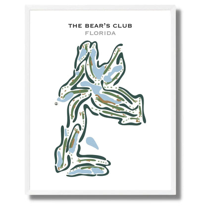 The Bear's Club, Florida - Printed Golf Courses