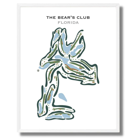 The Bear's Club, Florida - Printed Golf Courses