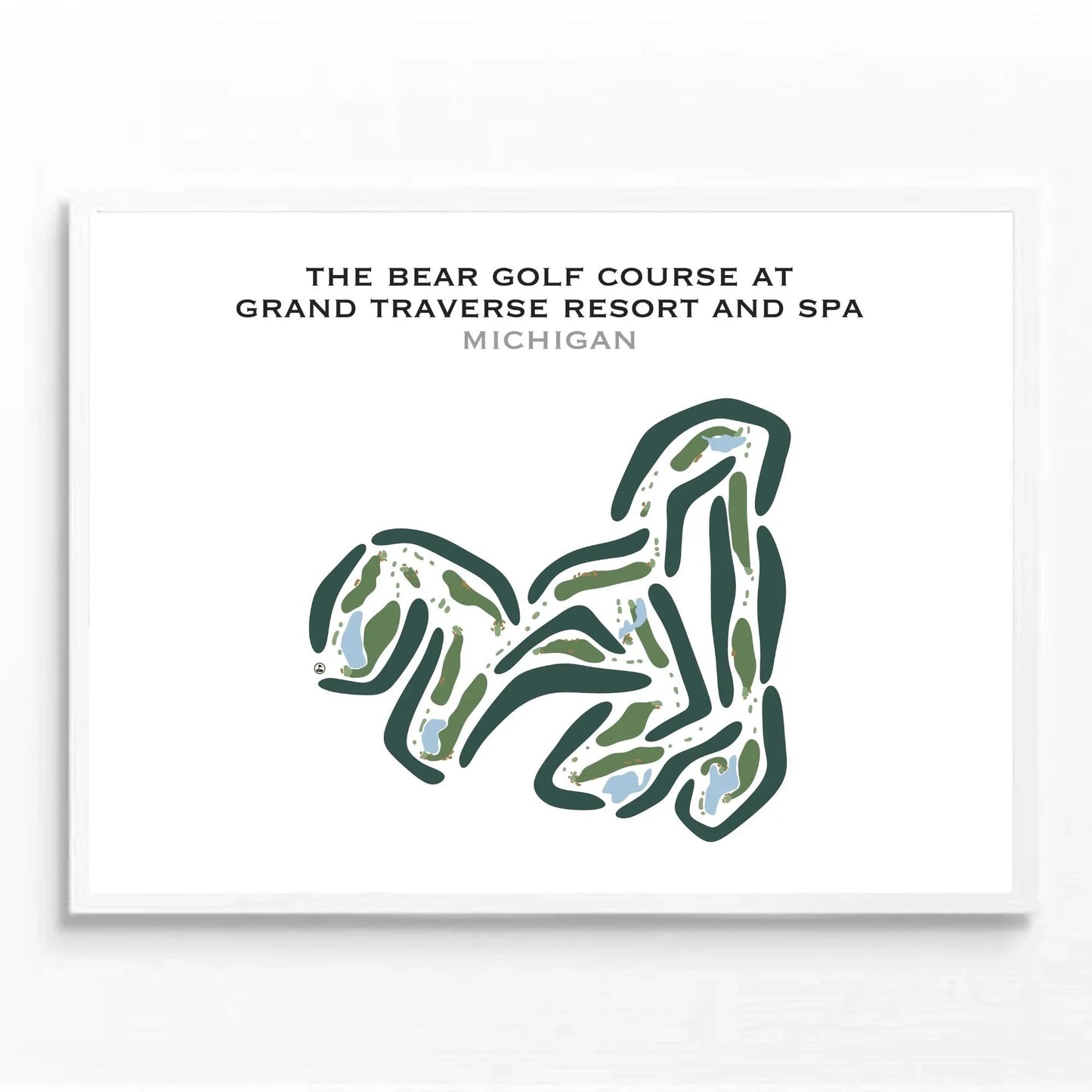 The Bear Golf Course at Grand Traverse Resort & Spa, Michigan - Printed Golf Courses