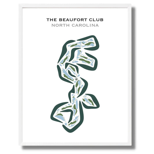 The Beaufort Club, North Carolina - Printed Golf Courses