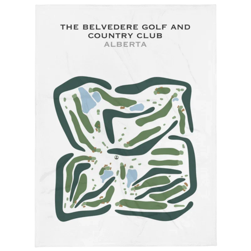 The Belvedere Golf and Country Club, Alberta, Canada - Printed Golf Courses