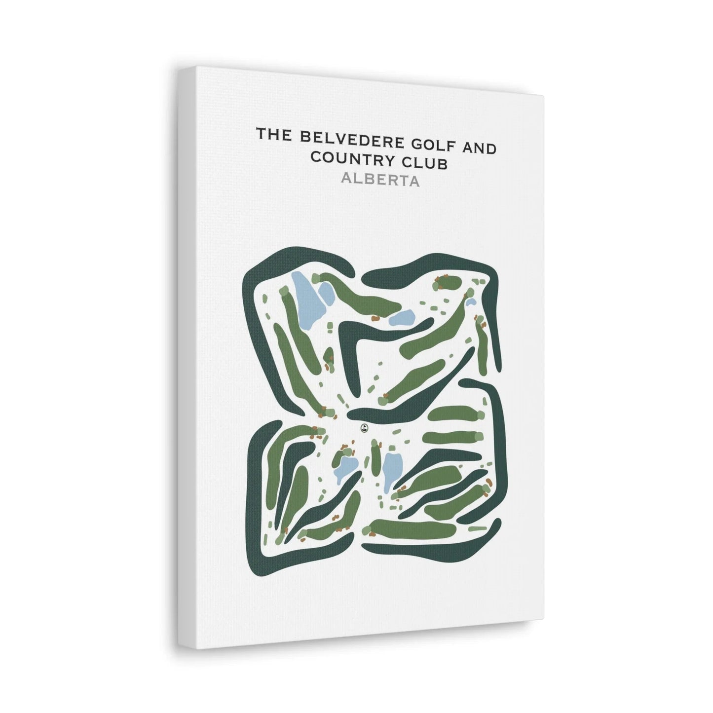 The Belvedere Golf and Country Club, Alberta, Canada - Printed Golf Courses