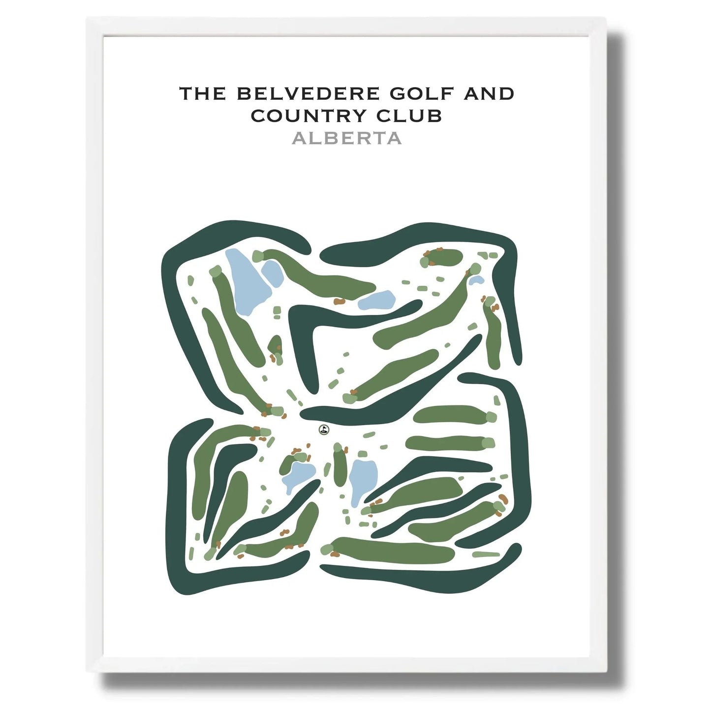 The Belvedere Golf and Country Club, Alberta, Canada - Printed Golf Courses