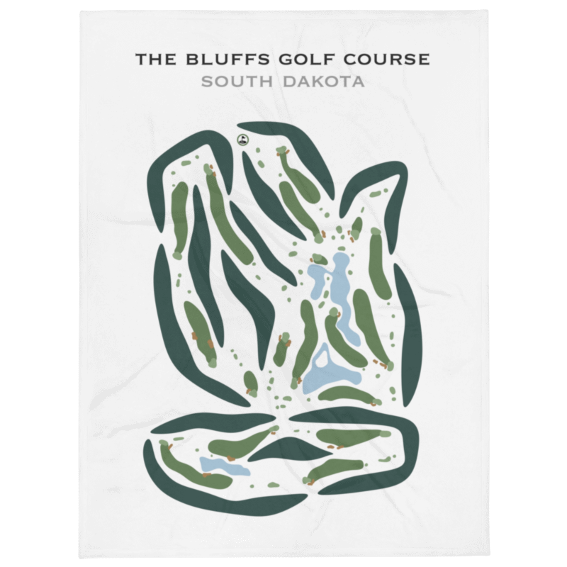 The Bluffs Golf Course, South Dakota - Printed Golf Courses