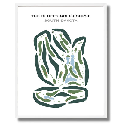 The Bluffs Golf Course, South Dakota - Printed Golf Courses
