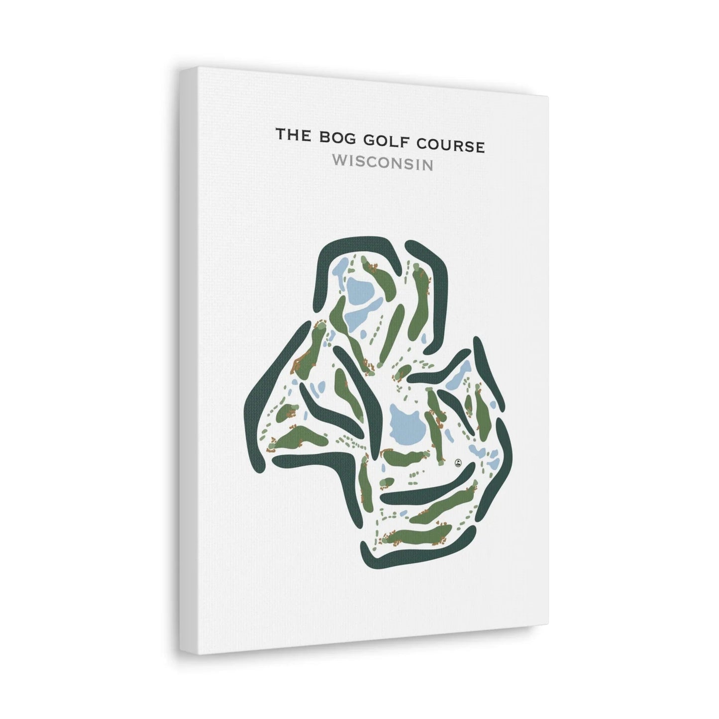 The Bog Golf Course, Wisconsin - Printed Golf Courses