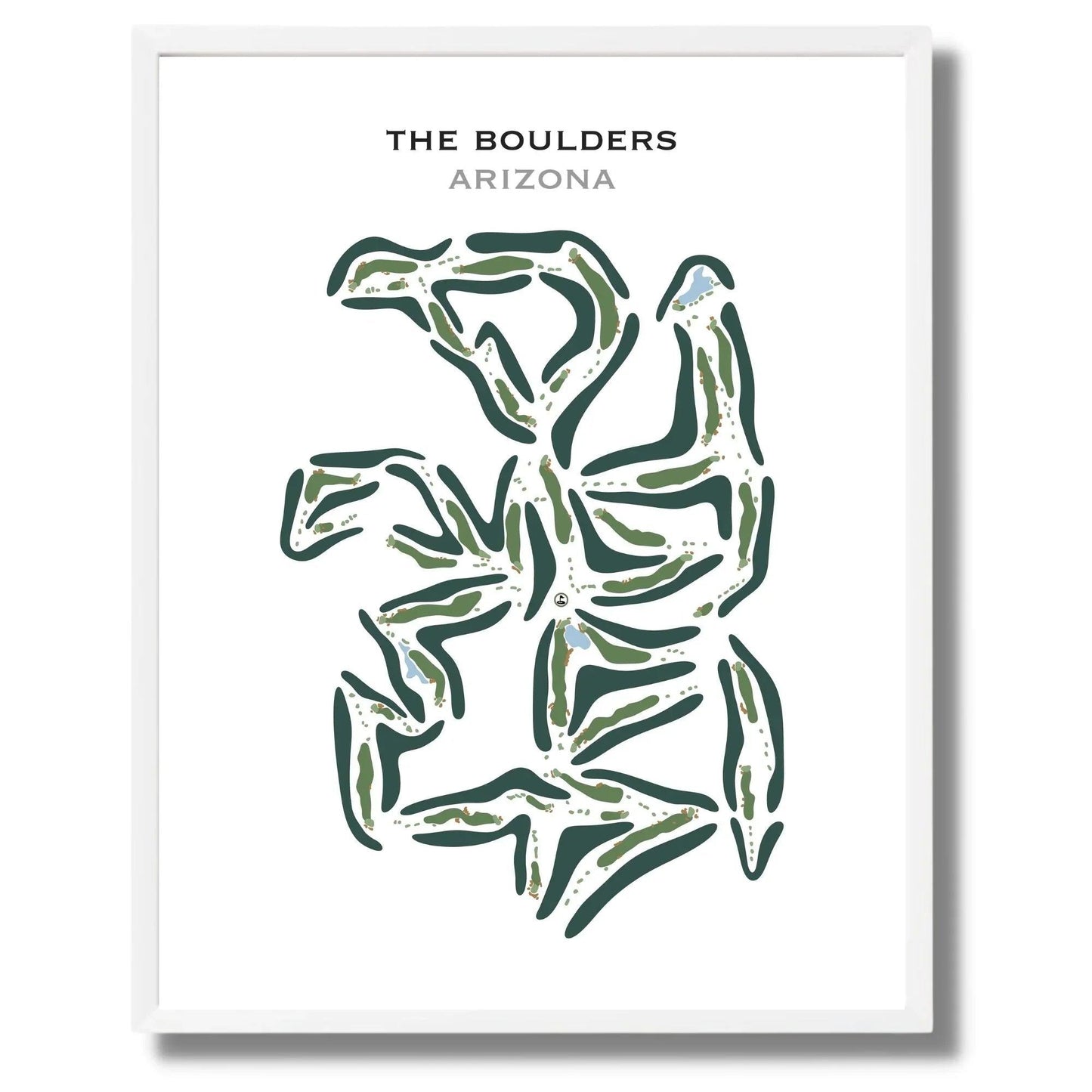 The Boulders, Arizona - Printed Golf Course