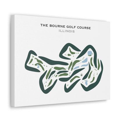 The Bourne Golf Course, Illinois - Printed Golf Courses