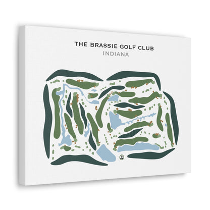 The Brassie Golf Club, Indiana - Printed Golf Courses