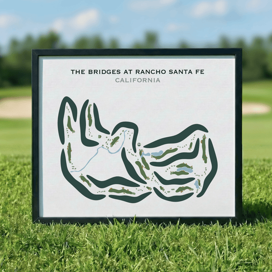 The Bridges at Rancho Santa Fe, California - Printed Golf Course