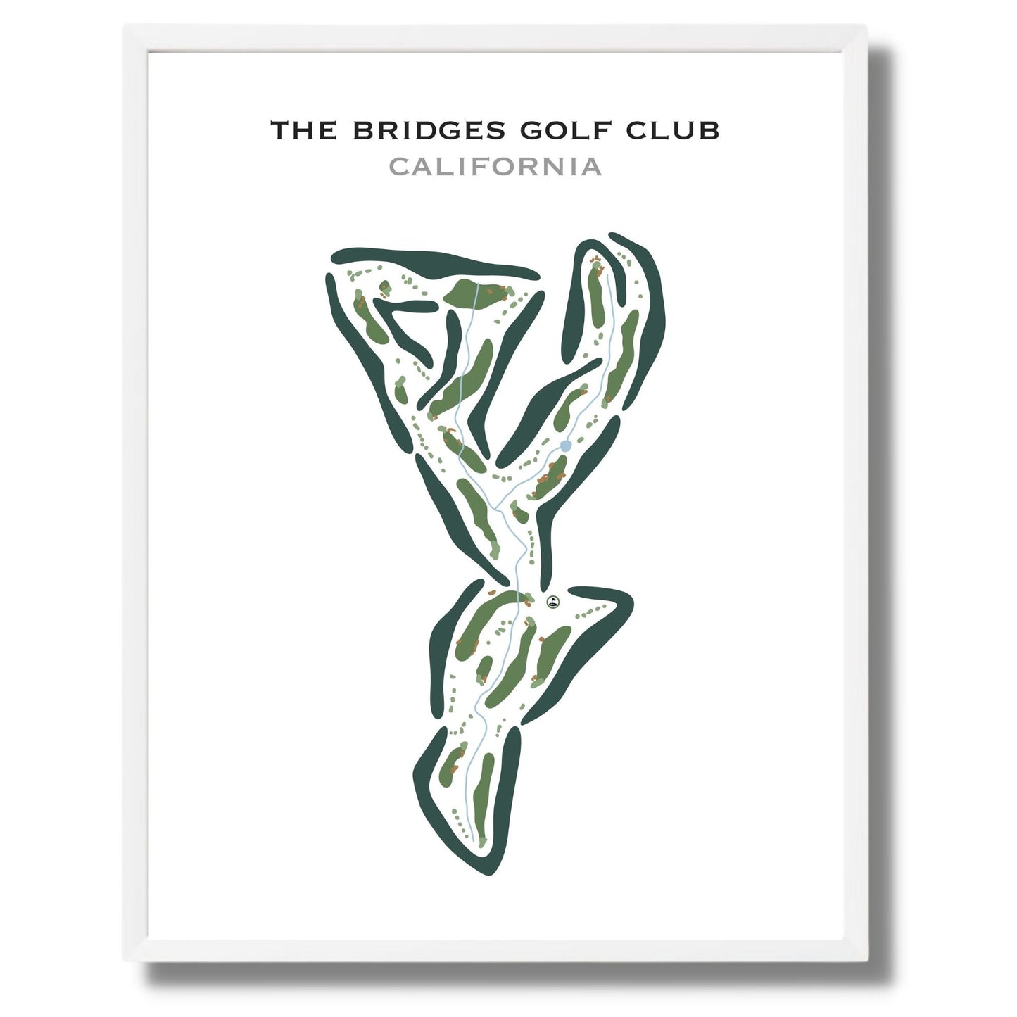 The Bridges Golf Club, California - Printed Golf Courses