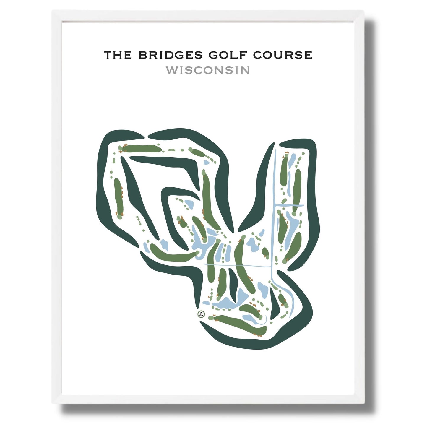 The Bridges Golf Course, Wisconsin - Printed Golf Courses