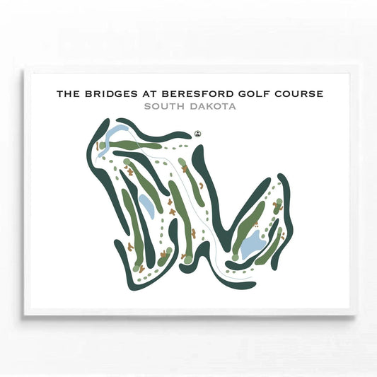 The Bridges at Beresford Golf Course, South Dakota - Printed Golf Courses