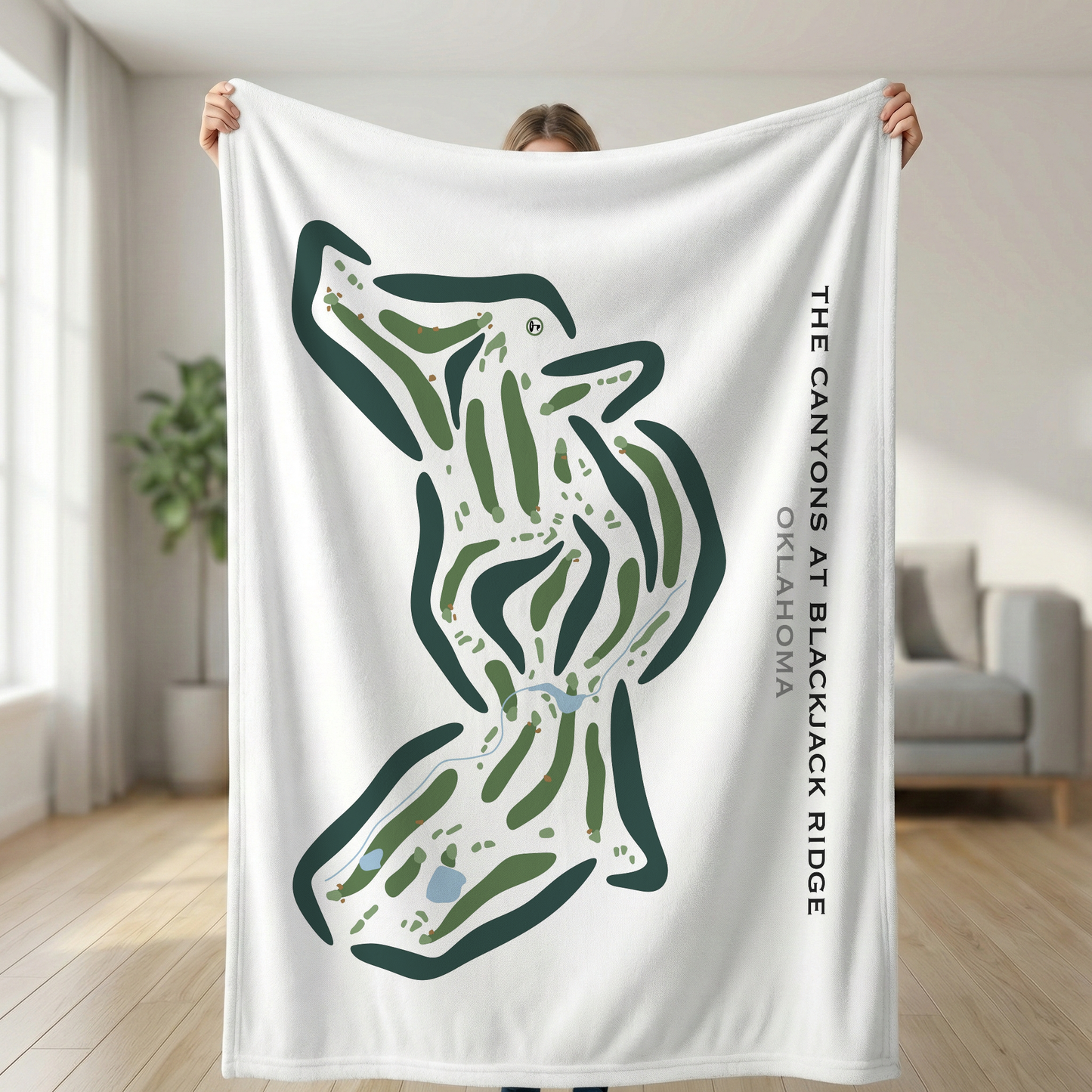 The Canyons at Blackjack Ridge, Oklahoma - Printed Golf Courses